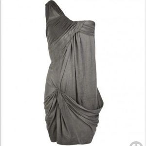 AllSaints Charcoal Tilia Dress (UK size 8)